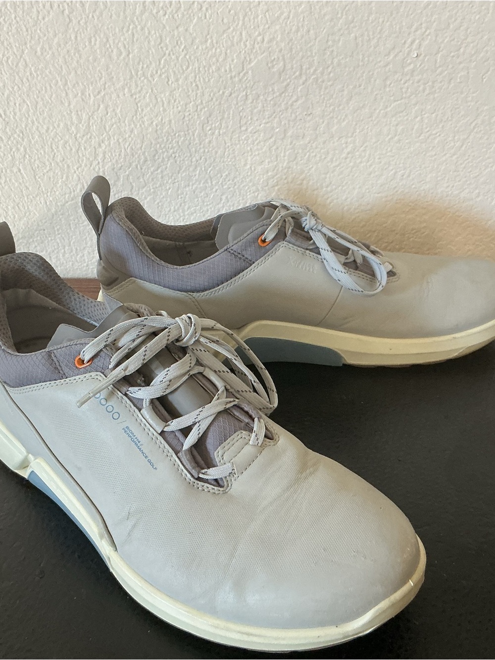 Ecco Men Biom H4 Player Spikeless Golf Shoe Gray Size 43EU 9.5US
